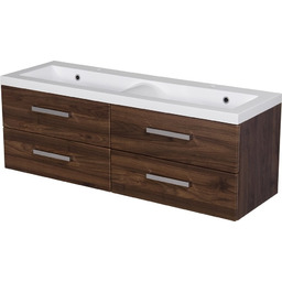 Szafka łazienkowa wisząca z umywalką 120 cm 39/4