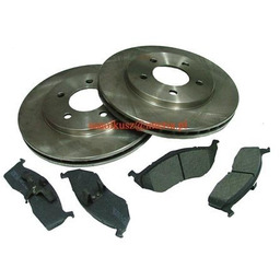 Przednie tarcze oraz klocki hamulcowe Plymouth Voyager 1996-2000