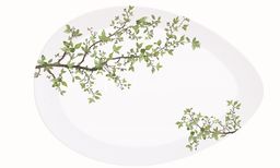 PORCELANOWY PÓŁMISEK Natura - Listki (1086 NTRA) mały