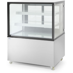 Witryna chłodnicza cukiernicza 2-półkowa jezdna LED 510L