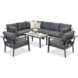 Meble ogrodowe aluminiowe Sydney Corner 7 Garden Point