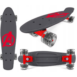 Deskorolka Dziecięca Deska Fiszka Mocna 55cm Avengers Logo