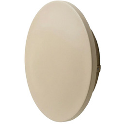 Kinkiet aluminiowy beżowy okrągły IP54 AZ7141 z serii