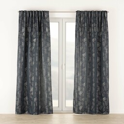 Zasłona gotowa na taśmie marszczącej 140x280cm antracite 1szt.,