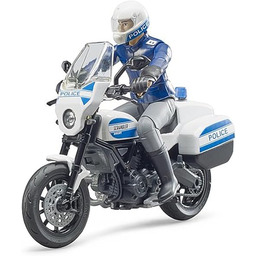 bruder 62731 - bworld Motocykl policyjny Ducati Scrambler,