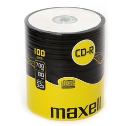 Płyty CD-R 100SZT. 700MB 80MIN MAXELL
