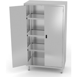 Polgast Szafa magazynowa ze stali nierdzewnej z drzwiami