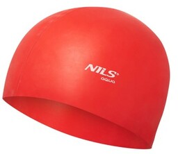 CZEPEK SILIKONOWY NILS AQUA NQC JEDNOKOLOROWY RD01 CZERWONY
