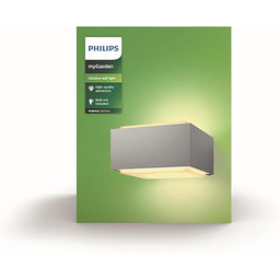 Philips myGarden lampa ścienna Hedgehog, aluminium, lampa ogrodowa
