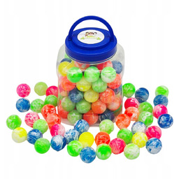 60 sztuk PIŁECZKI KAUCZUKOWE średnie 3 cm kauczuk