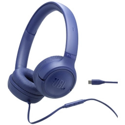 JBL Tune 530C USB-C Nauszne Mikrofon Niebieski Słuchawki