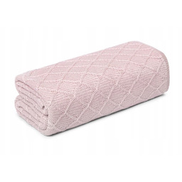 My Memi Kocyk Otulacz Wafer Pale Pink 90x90
