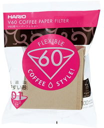 Hario filtry papierowe brązowe V60-01