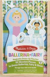 Drewniana układanka magnetyczna ubrania Wróżka i Baletnica 40322-Melissa