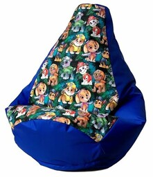 GO GIFT Pufa worek Psi Patrol 2 Chabrowy