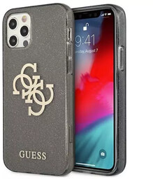 Guess GUHCP12LPCUGL4GBK iPhone 12 Pro Max 6,7" czarny/black