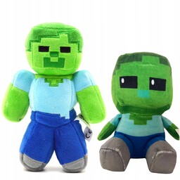 Minecraft Maskotka Zestaw 2w1 Zombie Baby Zombie Dwie