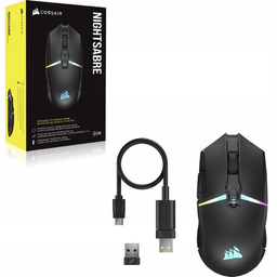 Corsair Nightsabre Bezprzewodowa mysz do gier Rgb 26