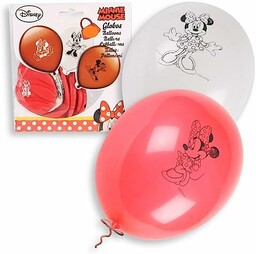 ALMACENESADAN 0670, Pakiet 16 balonów Disney Minnie Mouse;