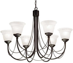 Żyrandol CARISBROOKE CB6 BLACK Elstead