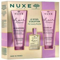 NUXE Zestaw Hair Prodigieux  Szampon wygładzający, 200