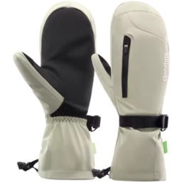 QUNATURE Rękawice narciarskie S346, jednopalczaste, wiatroodporne, wodoodporne, unisex,