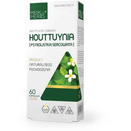 MEDICA HERBS Houttuynia (Pstrolistka sercowata), 60 kapsułek