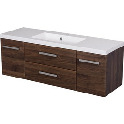 Szafka łazienkowa wisząca z umywalką 120 cm 39/2