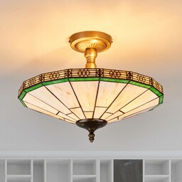 Searchlight Lampa sufitowa New York w stylu Tiffany