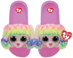 TY GEAR kapcie RAINBOW - kolorowy pudel roz.