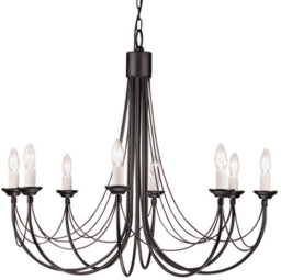 Żyrandol CARISBROOKE CB8 BLACK Elstead