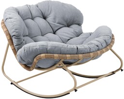 Fotel technorattanowy Palermo Beige / Light Grey