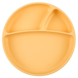Minikoioi, Silikonowy talerzyk - Żółty