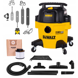 Dewalt Odkurzacz Przemysłowy Sucho Morko 23L DXV23P-QT Cichy