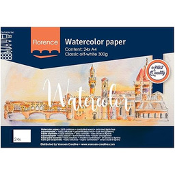 Florence Papier akwarelowy, delikatna tekstura, blok rysunkowy