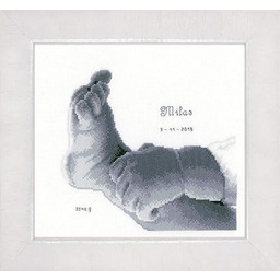 VERVACO Haft Krzyżykowy Liczony Zestaw Metryczka dla Dziecka