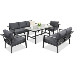 Meble ogrodowe aluminiowe Sydney Apetito 7 Garden Point