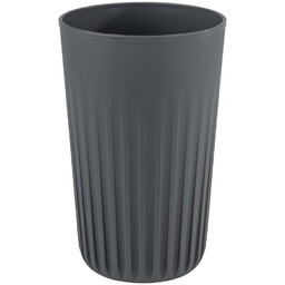 Kubek wielokrotnego użytku TO GO, wysoki, szary, 8.5x13.5