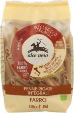 MAKARON Z PŁASKURKI RAZOWY PENNE BIO 500G ALCE