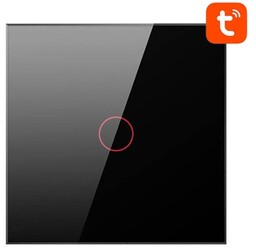 Avatto Dotykowy Włącznik Światła ZigBee LZTS02-EU-B1 Pojedynczy Bez