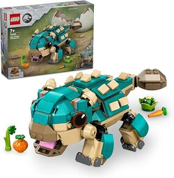 LEGO Jurassic World Mały ankylozaur Bumpy, Kreatywna Zabawka