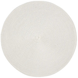 Altom Podkładka Straw biały, śr. 38 cm, zestaw