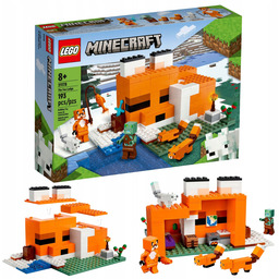 Lego Minecraft Siedlisko Lisów 21178 Zestaw Klocków