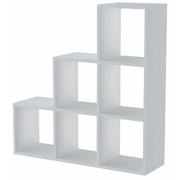 Edinos Biały regał schodkowy do pracowni L7-M63