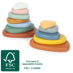 Gra zręcznościowa układanie wieży z kamieni River Rocks