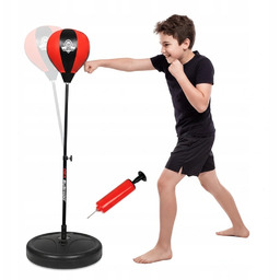 Stojąca Gruszka 72-102 CM Bokserska Dla Dziecka Czerwona
