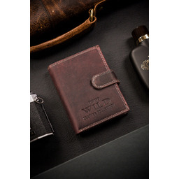 Portfel skórzany Always Wild N4L-CHM-BL brązowy