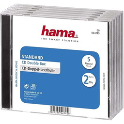 Hama Uniwersalne pudełko na płytę CD (5 sztuk,
