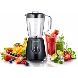 Blender Kielichowy Stojący 600W 1,5L Tritan Czarny Severin