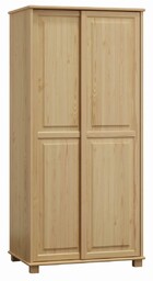Outlet - Szafa drewniana 2D nr6 drzwi przesuwne